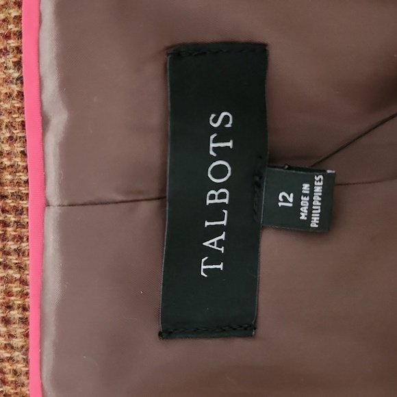 Talbots Ripen Check Shetland Blazer Jacket NWT Size 12 β€οΈ - Picture 3 of 11